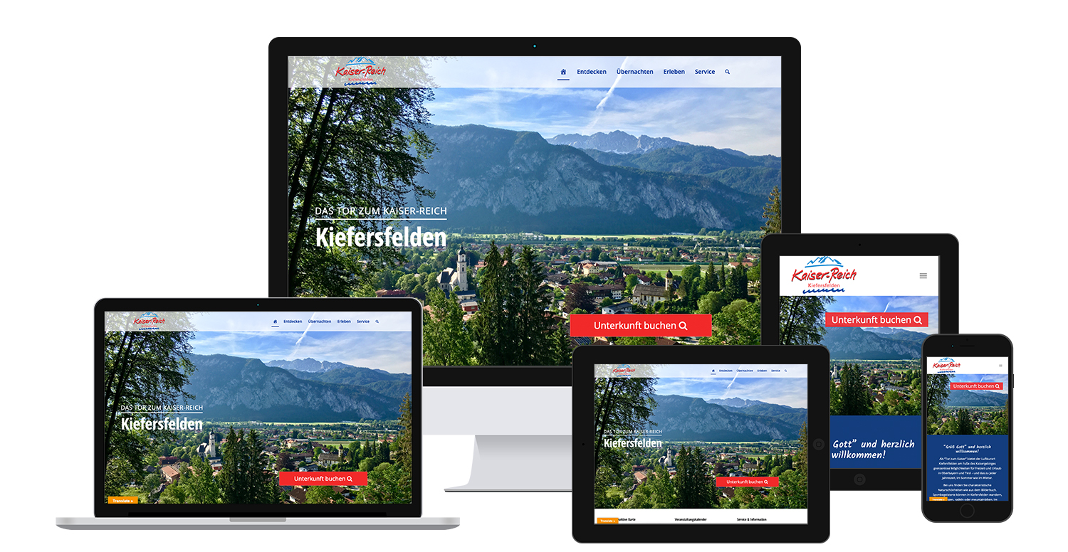 Responsive Webdesign: Internetauftritt auf verschiedenen Endgeräten